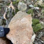 Trace d'objets archéologiques